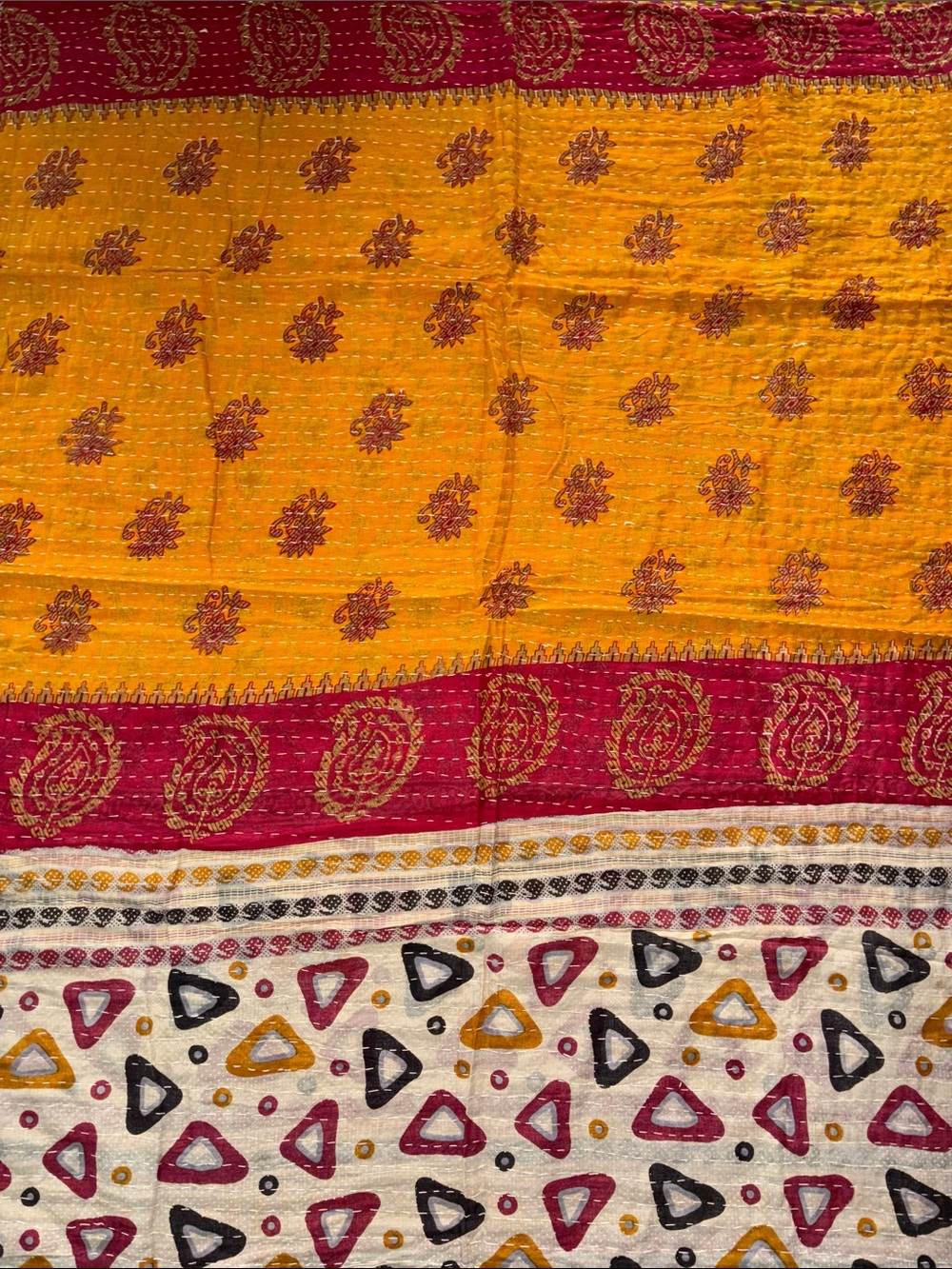 Kantha Throw #7 100% Cotton